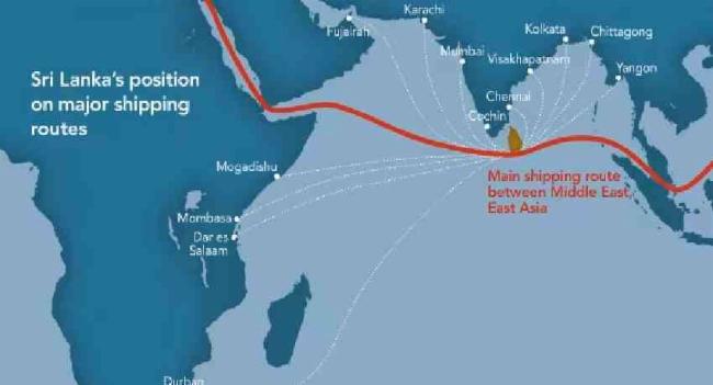 Will Sri Lanka consider rerouting a major shipping lane?